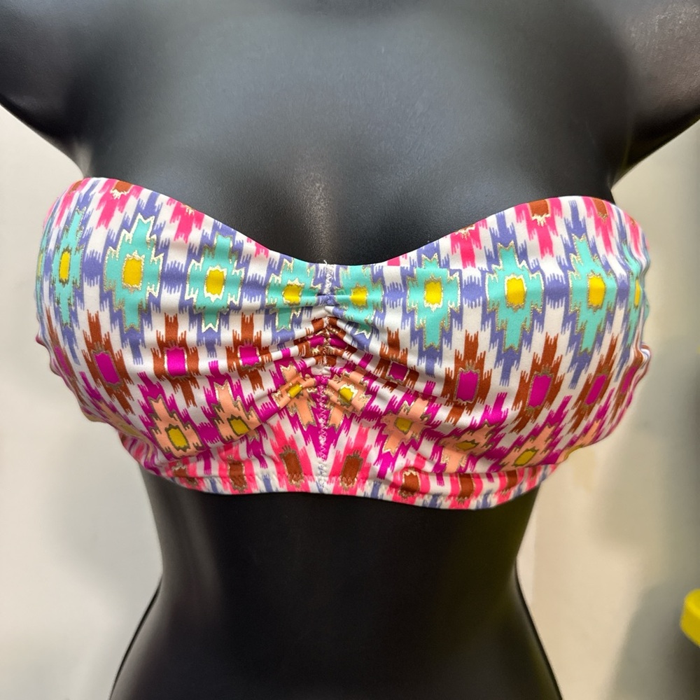 Victoria’s Secret Multi-coloured strapless bikini top